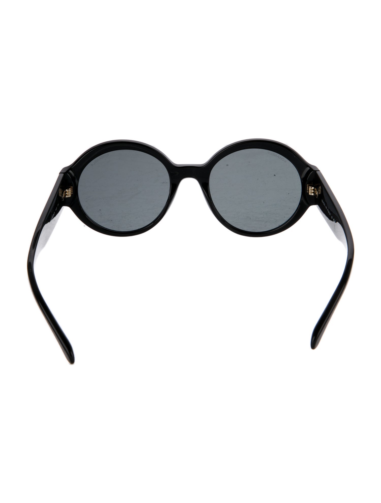 Chanel Interlocking CC Logo Round Sunglasses