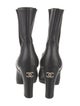 Chanel 2020 Interlocking CC Logo Chelsea Boots