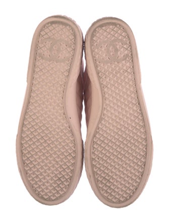 Chanel Interlocking CC Logo Denim Sneakers