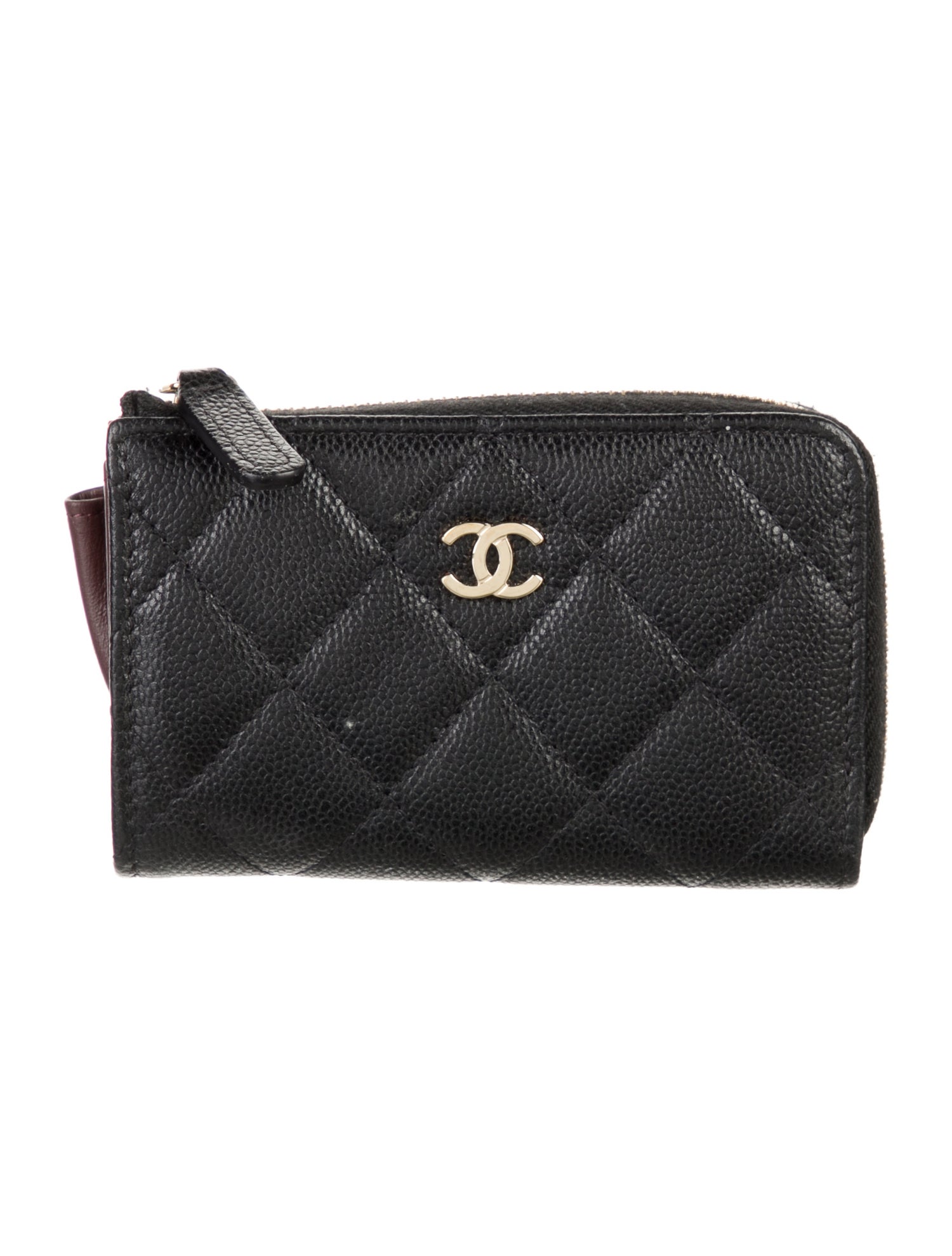 Chanel Key Pouch Interlocking CC Logo Wallet