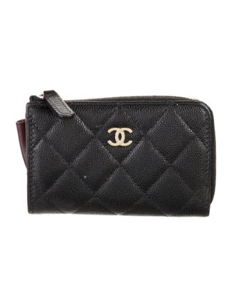 Chanel Key Pouch Interlocking CC Logo Wallet