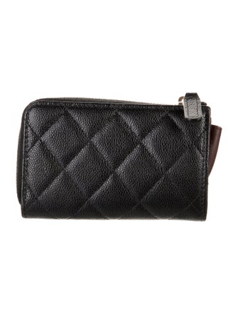 Chanel Key Pouch Interlocking CC Logo Wallet