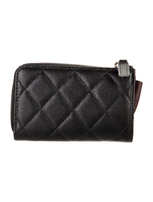 Chanel Key Pouch Interlocking CC Logo Wallet