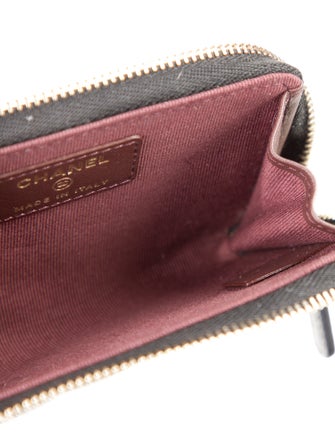 Chanel Key Pouch Interlocking CC Logo Wallet