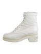 Chanel 2021 Interlocking CC Logo Combat Boots