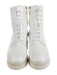 Chanel 2021 Interlocking CC Logo Combat Boots