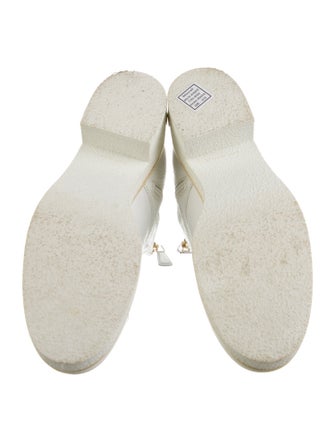 Chanel 2021 Interlocking CC Logo Combat Boots