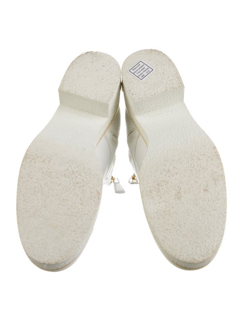 Chanel 2021 Interlocking CC Logo Combat Boots