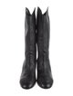 Chanel Interlocking CC Logo Leather Riding Boots