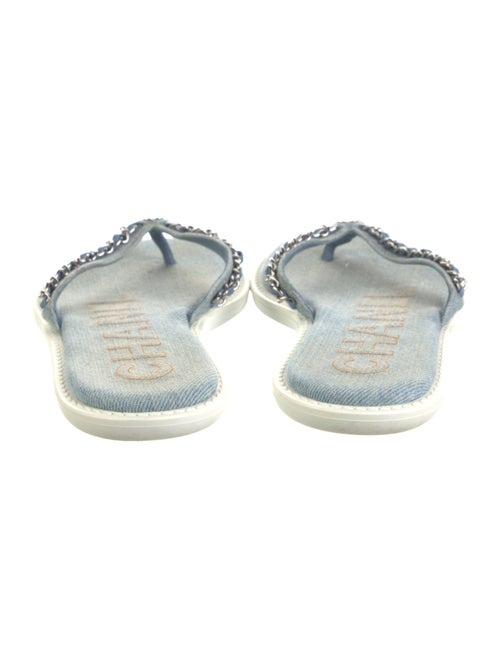 Chanel 2020 Interlocking CC Logo Flip Flops
