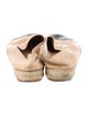 Chanel Interlocking CC Logo Lambskin Espadrilles