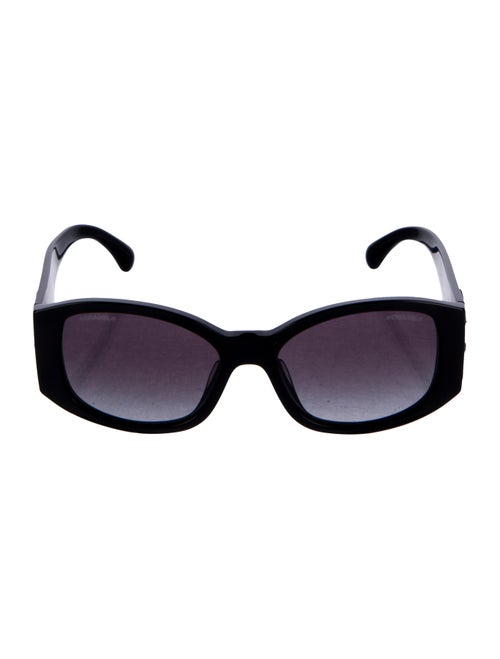 Chanel Interlocking CC Logo Square Sunglasses