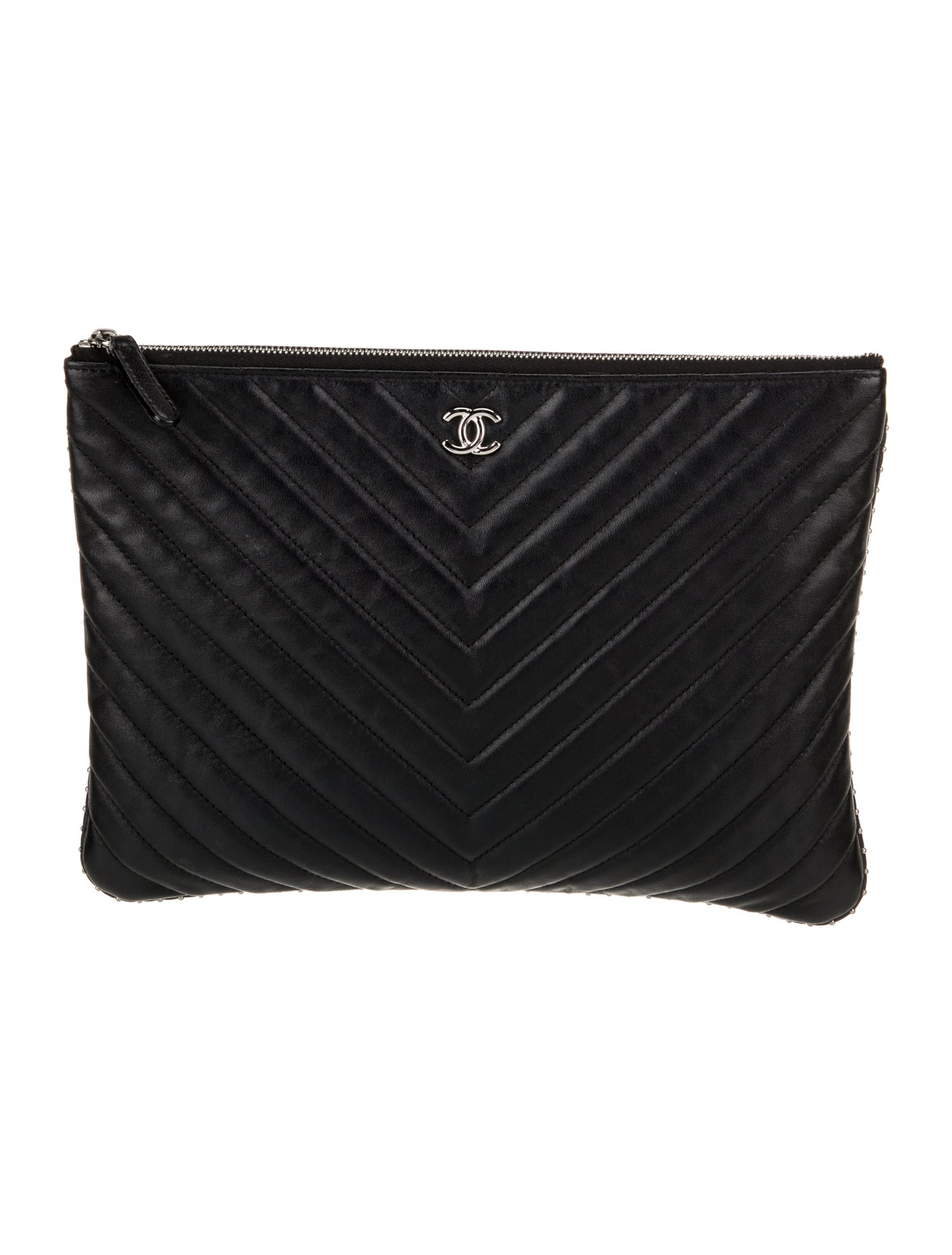 Chanel Chevron O-Pouch