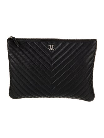 Chanel Chevron O-Pouch