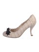 Chanel Interlocking CC Logo Tweed Pumps