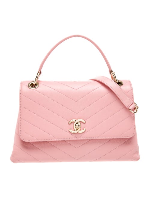 Chanel Small Chevron Chic Top Handle Bag