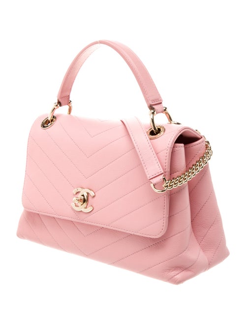 Chanel Small Chevron Chic Top Handle Bag