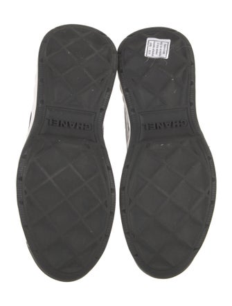 Chanel Interlocking CC Logo Suede Sneakers