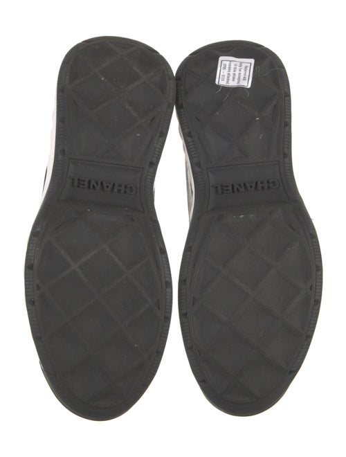 Chanel Interlocking CC Logo Suede Sneakers