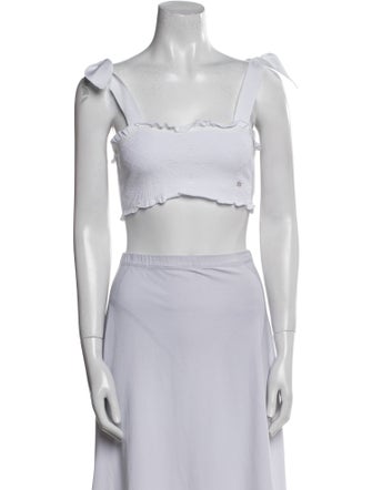 Chanel 2024 Square Neckline Crop Top