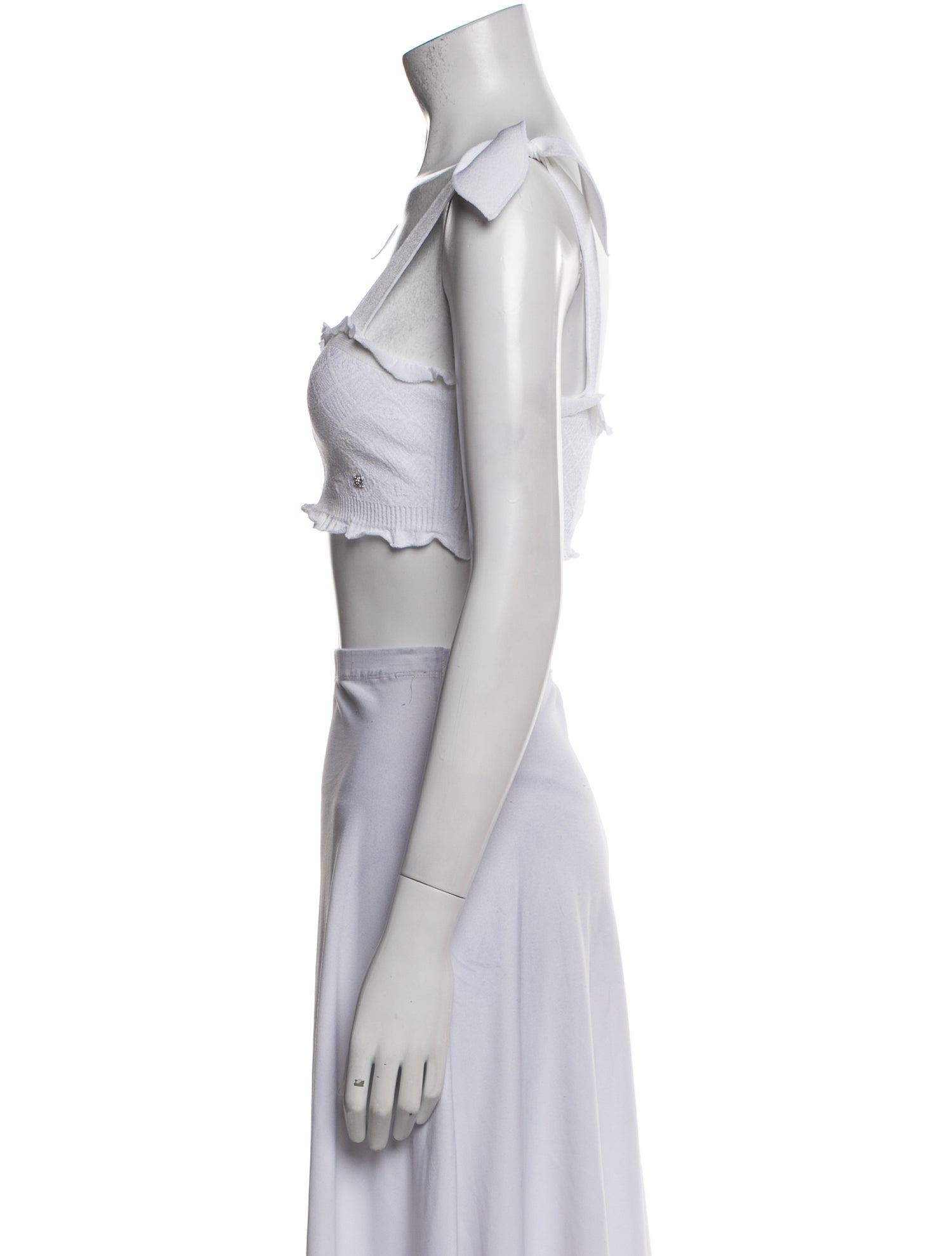 Chanel 2024 Square Neckline Crop Top