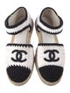 Chanel 2022 Interlocking CC Logo Espadrilles