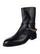 Chanel 2022 Interlocking CC Logo Moto Boots