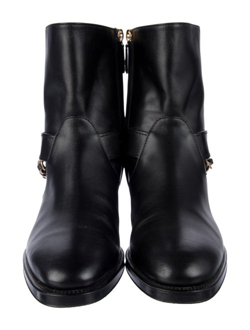 Chanel 2022 Interlocking CC Logo Moto Boots