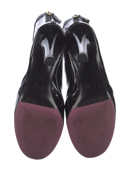 Chanel 2015 Patent Leather Lace-Up Boots