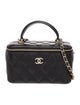 Chanel Small Top Handle Vanity Case w/ Chain