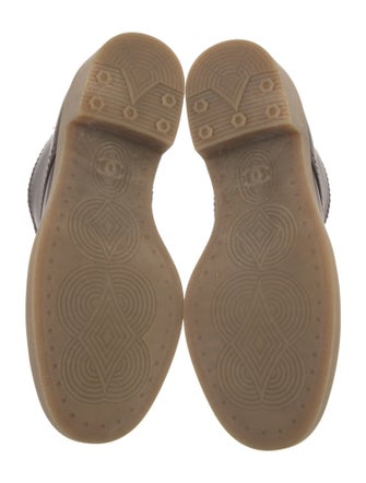 Chanel 2016 Interlocking CC Logo Lace-Up Boots