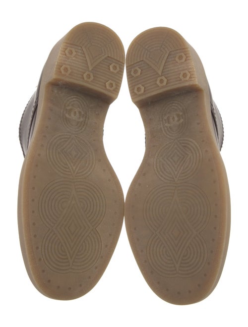 Chanel 2016 Interlocking CC Logo Lace-Up Boots