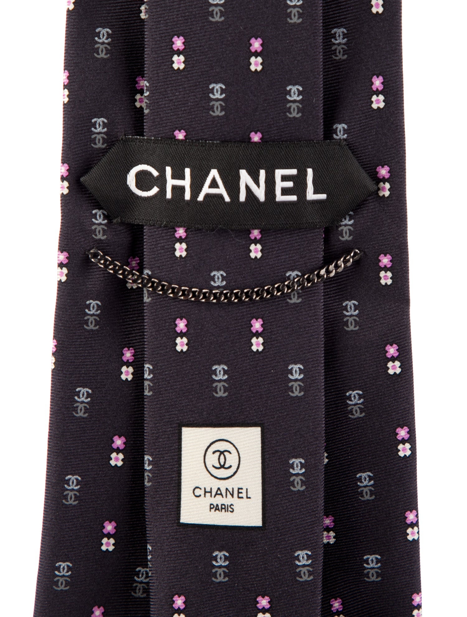 Chanel CC Silk Tie