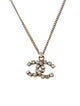 Chanel Strass CC Pendant Necklace