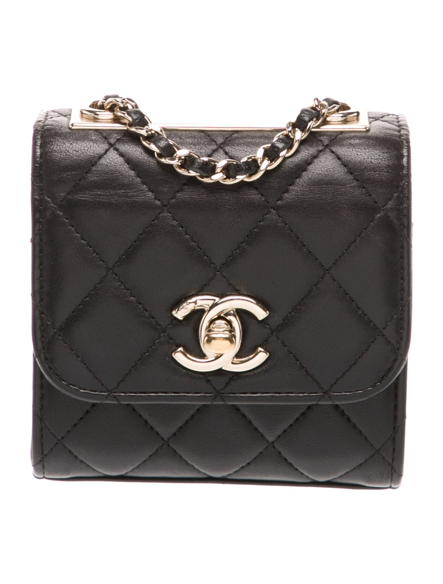 Chanel Mini Trendy CC Clutch w/ Chain