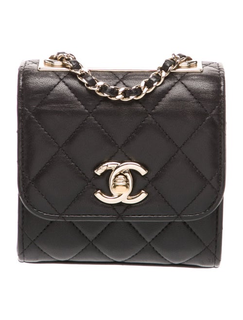 Chanel Mini Trendy CC Clutch w/ Chain