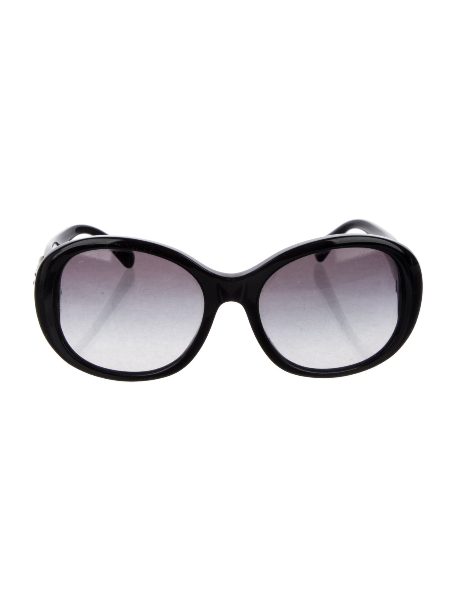 Chanel Interlocking CC Logo Round Sunglasses