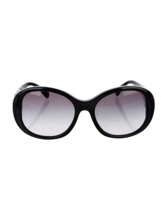 Chanel Interlocking CC Logo Round Sunglasses