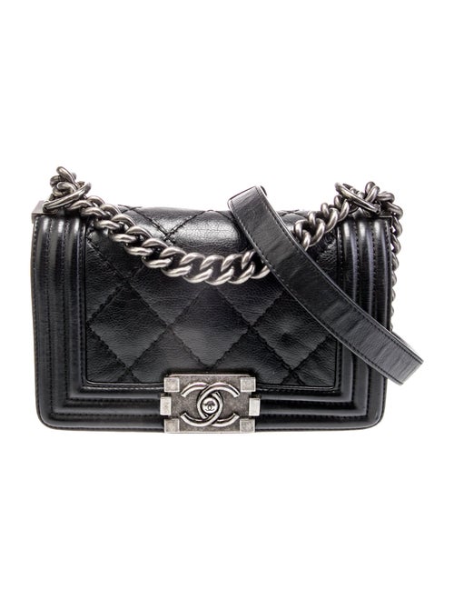 Chanel Small Double Stitch Boy Bag