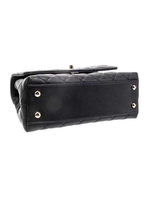 Chanel Quilted Caviar Mini Coco Chain Handle Bag