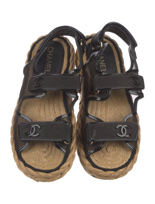 Chanel 2022 Interlocking CC Logo Espadrilles