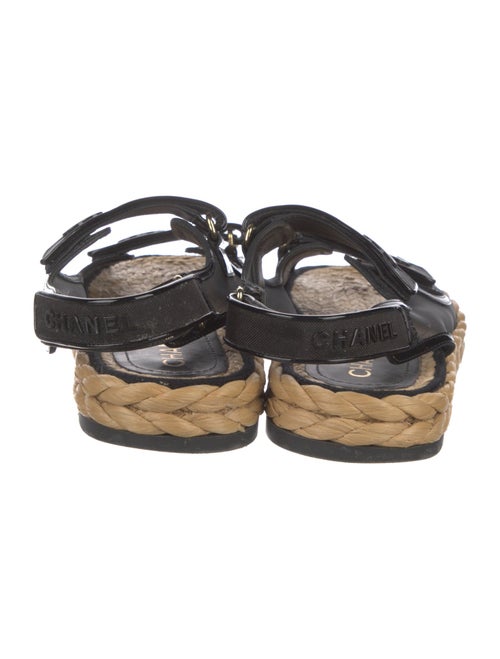 Chanel 2022 Interlocking CC Logo Espadrilles