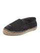 Chanel Interlocking CC Logo Tweed Espadrilles