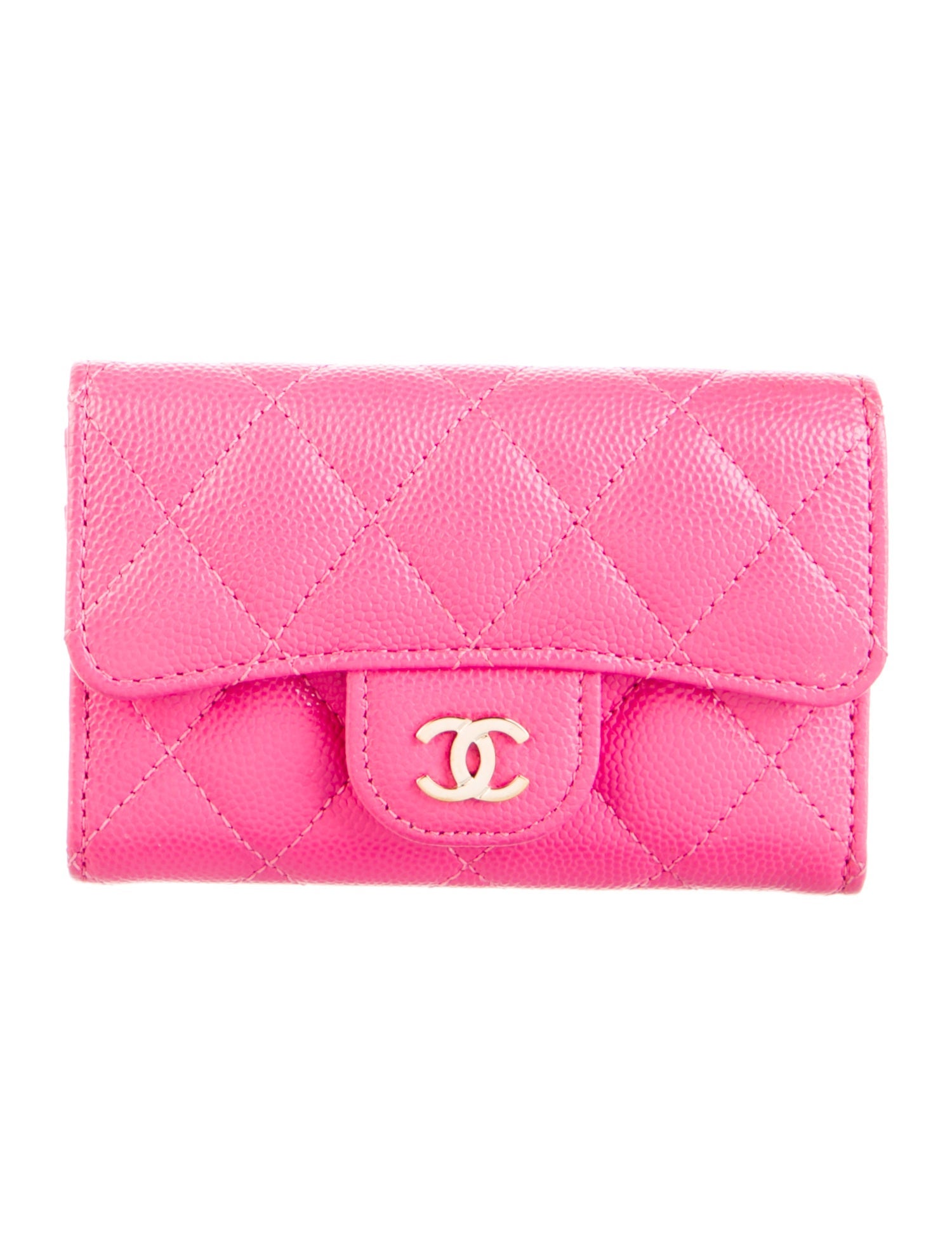 Chanel 2022 Flap Card Holder Compact Wallet
