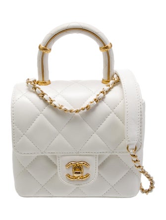 Chanel 2023 Mini Crush Top Handle Flap Bag