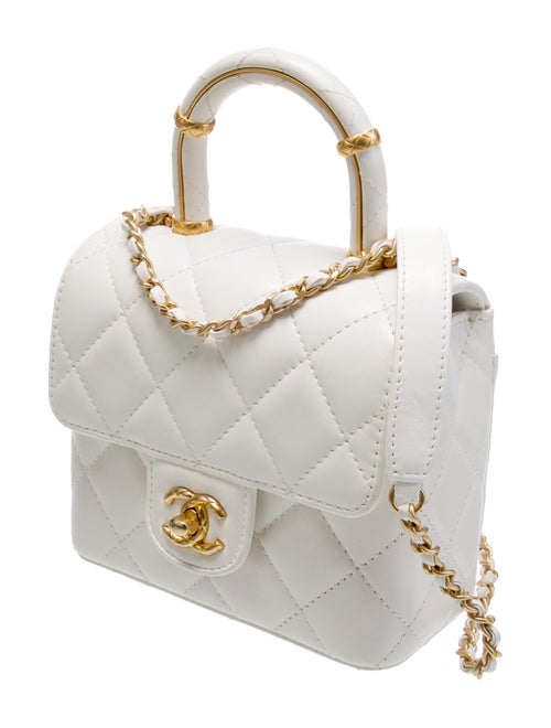 Chanel 2023 Mini Crush Top Handle Flap Bag