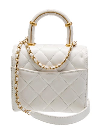 Chanel 2023 Mini Crush Top Handle Flap Bag