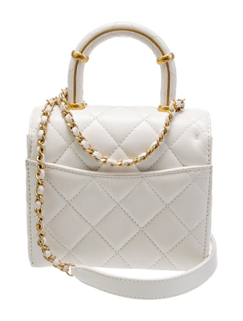 Chanel 2023 Mini Crush Top Handle Flap Bag