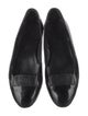 Chanel Interlocking CC Logo Leather Flats