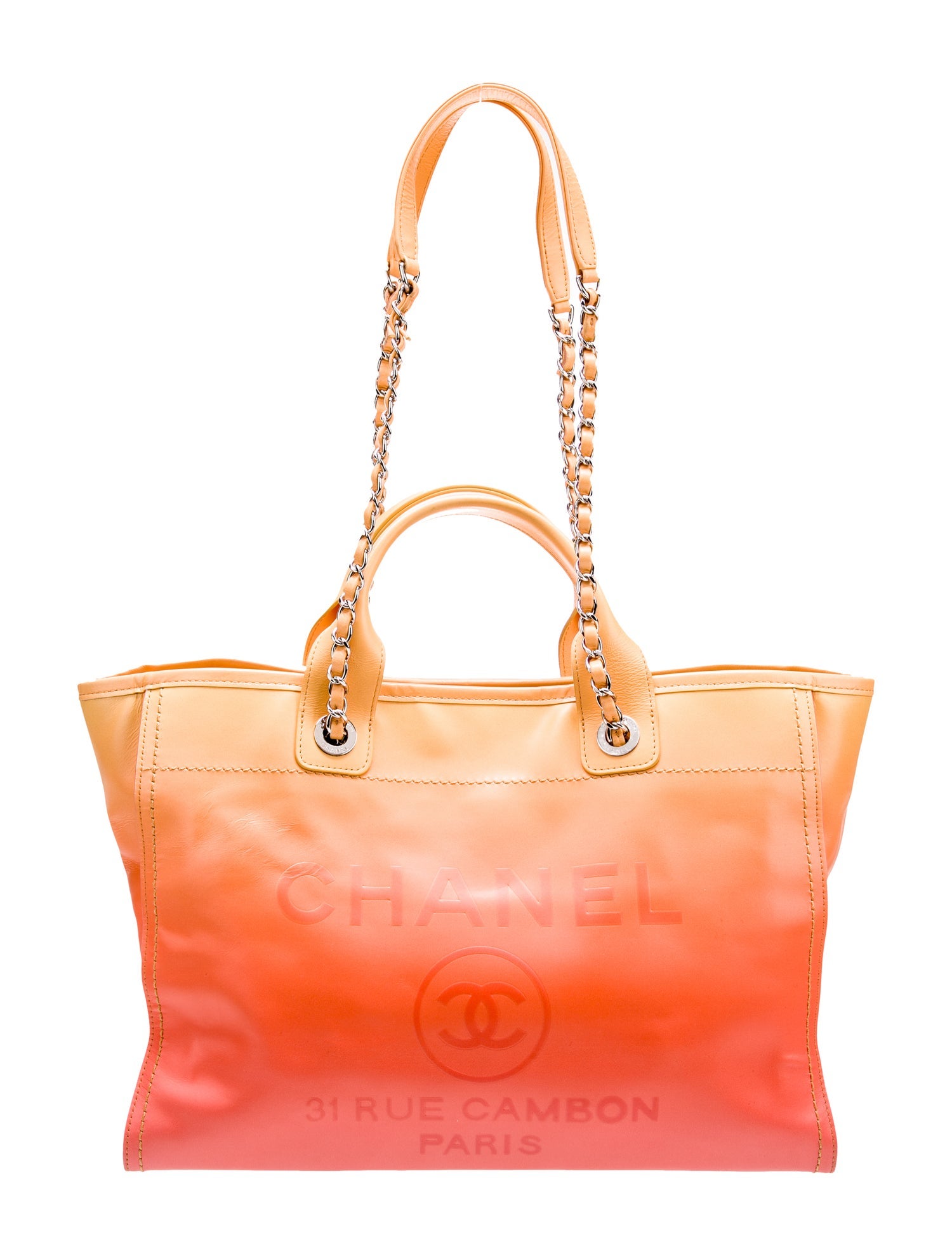 Chanel Medium Shaded Deauville Tote
